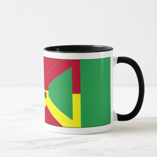 Drapeau du Bénin et du Burundi Mug (Droite)