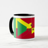 Drapeau du Bénin et du Burundi Mug (Devant gauche)