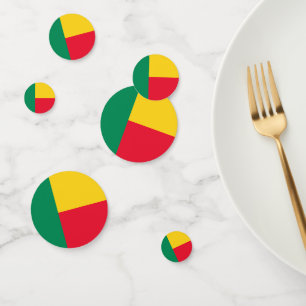 Drapeau du Bénin Table Confetti