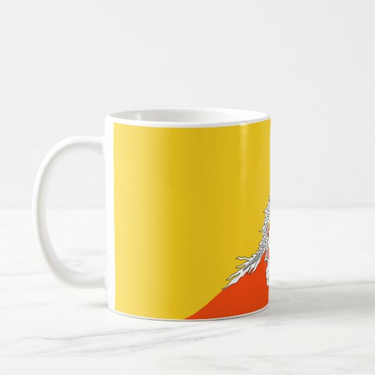 Drapeau du Bhoutan Mug (Gauche)