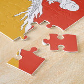 Drapeau du Bhoutan - Puzzle de photos (Côté)