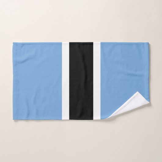 Drapeau du Botswana (Serviette à main)