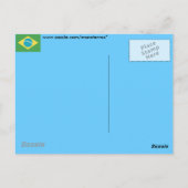 Drapeau du Brésil Carte postale (Dos)