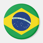 Drapeau du Brésil Magnet (Devant)