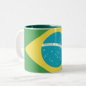 Drapeau du Brésil Mug (Devant gauche)