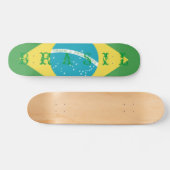Drapeau du Brésil Skateboard (Horz)