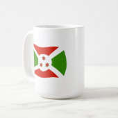 Drapeau du Burundi Mug (Devant gauche)