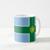 Drapeau du café Derbyshire Mug (Devant droit)