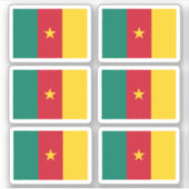 Drapeau du Cameroun - une collection Sticker (Devant)