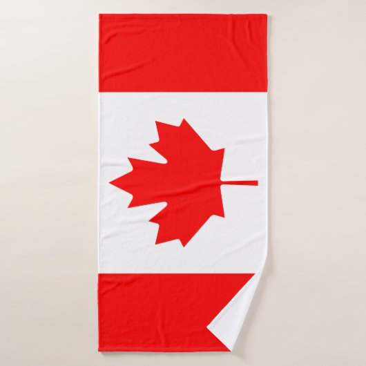Drapeau du Canada (Serviette de bain)