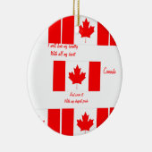 Drapeau du canada ornements (Droite)