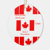 Drapeau du canada ornements (Gauche)