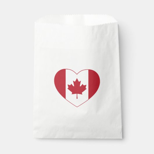 Drapeau du Canada - Sacs Coeur Favoriser (Devant)