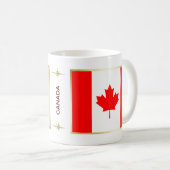 Drapeau du Canada + Tasse de carte (Devant droit)