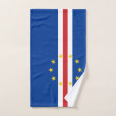 Drapeau du Cap-Vert (Serviette à main)