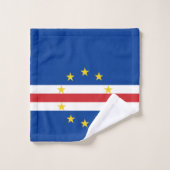 Drapeau du Cap-Vert (Gant de toilette)