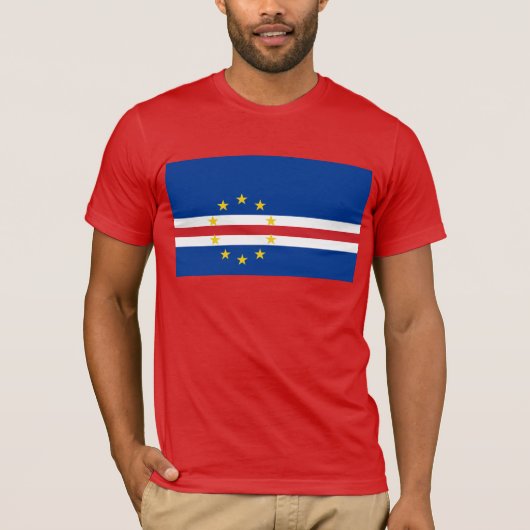 Drapeau du Cap-Vert - T-shirt cap-verdien (Devant)