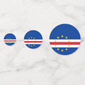 Drapeau du Cap Vert Table Confetti (Derrière)