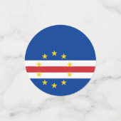 Drapeau du Cap Vert Table Confetti (Petit recto)