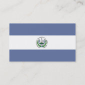 Drapeau du Carte de visite El Salvador (Dos)