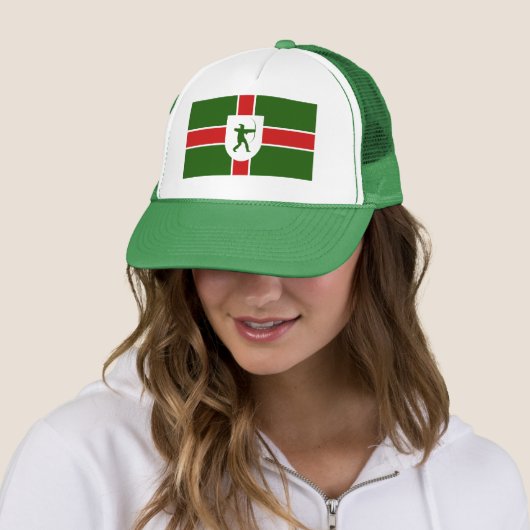 Drapeau du Casquette de Nottinghamshire (En situation)