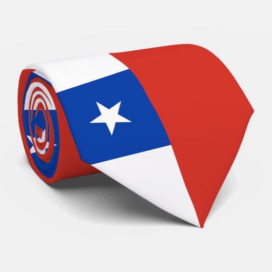 Drapeau du Chili Cravate (Roulé)