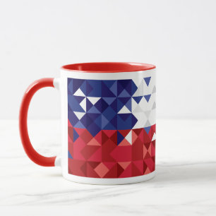 Drapeau du Chili, tasse chilienne de couleurs