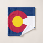 DRAPEAU DU COLORADO (Gant de toilette)