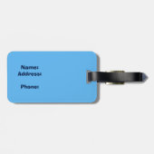 Drapeau du Colorado étiquette bagage (Dos horizontal)