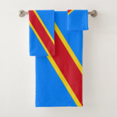 Drapeau du Congo Kinshasa (En situation)