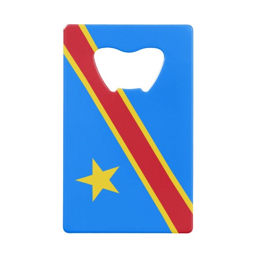 Drapeau du Congo Kinshasa (Devant)