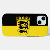 Drapeau du coque iphone-Coque du Bade-Wurtemberg (Verso (horizontal))