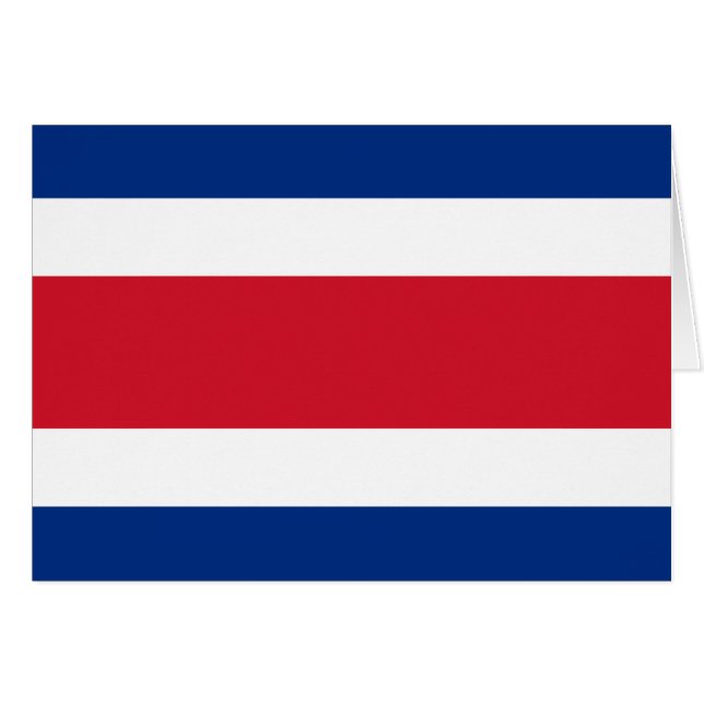 Drapeau du Costa Rica (Devant horizontal)