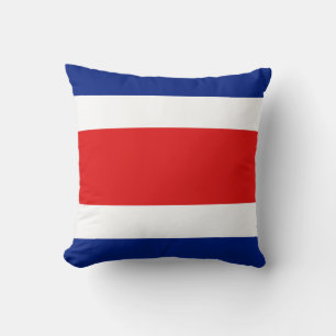 Drapeau du Costa Rica x Coussin à drapeau