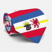 Drapeau du Cravate Mecklembourg-Poméranie occident (Roulé)