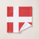 Drapeau du Danemark (Gant de toilette)