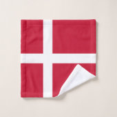 Drapeau du Danemark (Gant de toilette)