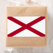 Drapeau du Étiquette de l'Alabama (En situation)