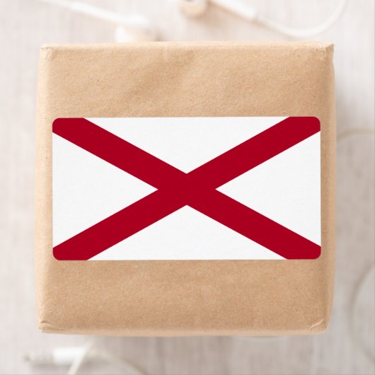 Drapeau du Étiquette de l'Alabama (En situation)