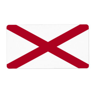 Drapeau du Étiquette de l'Alabama