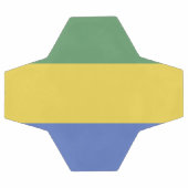 Drapeau du Gabon (Plat)
