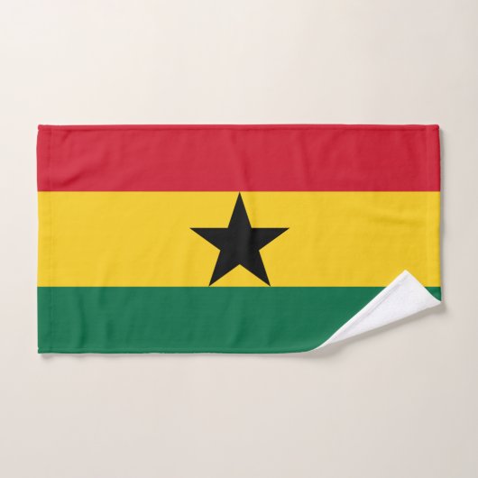 Drapeau du Ghana (Serviette à main)