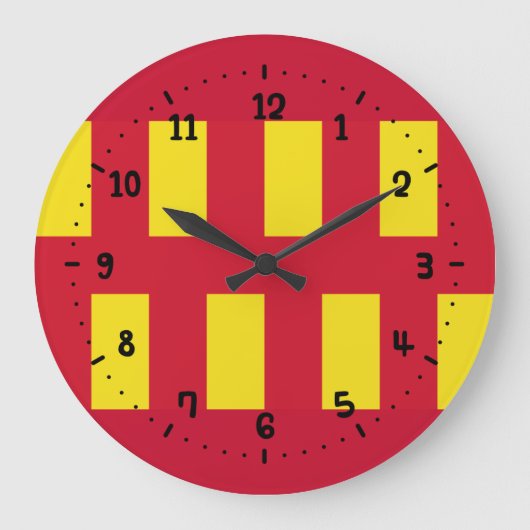 Drapeau du grand horloge de Northumberland (Recto)
