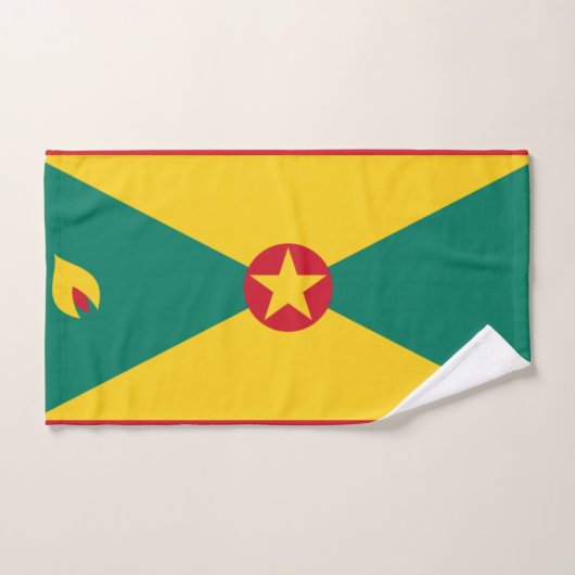 Drapeau du Grenada (Serviette à main)