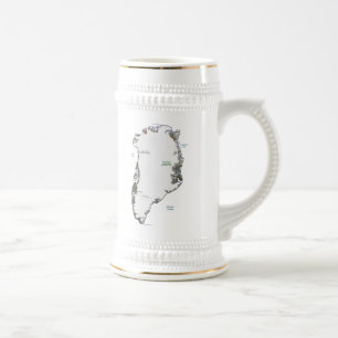 Drapeau du Groenland ~ Plan Mug