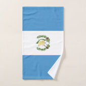 Drapeau du Guatemala (Serviette à main)