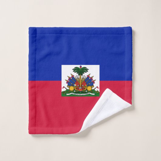 Drapeau du Haïti (Gant de toilette)