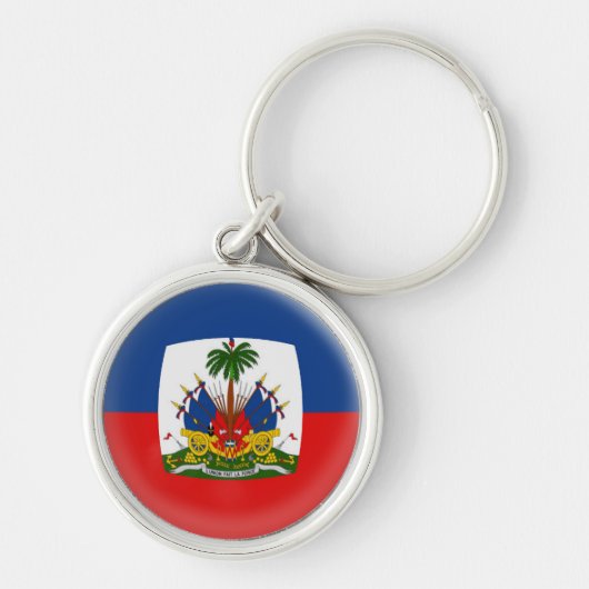 Drapeau du Haïti de porte-clés (Devant)
