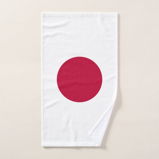 Drapeau du Japon (Serviette à main)