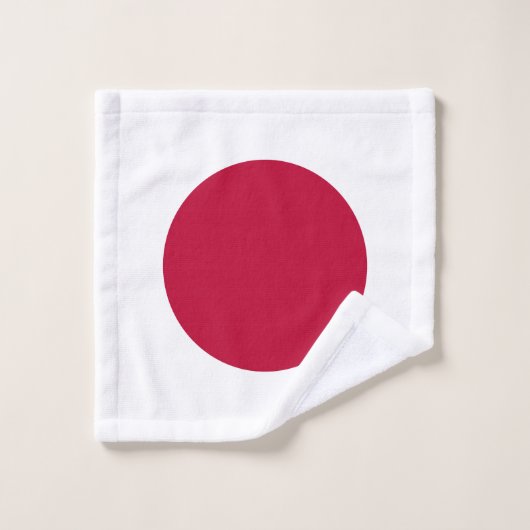Drapeau du Japon (Gant de toilette)